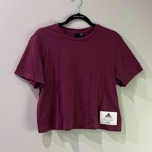 adidas Women's Cotton Boyfriend Crop T-Shirt